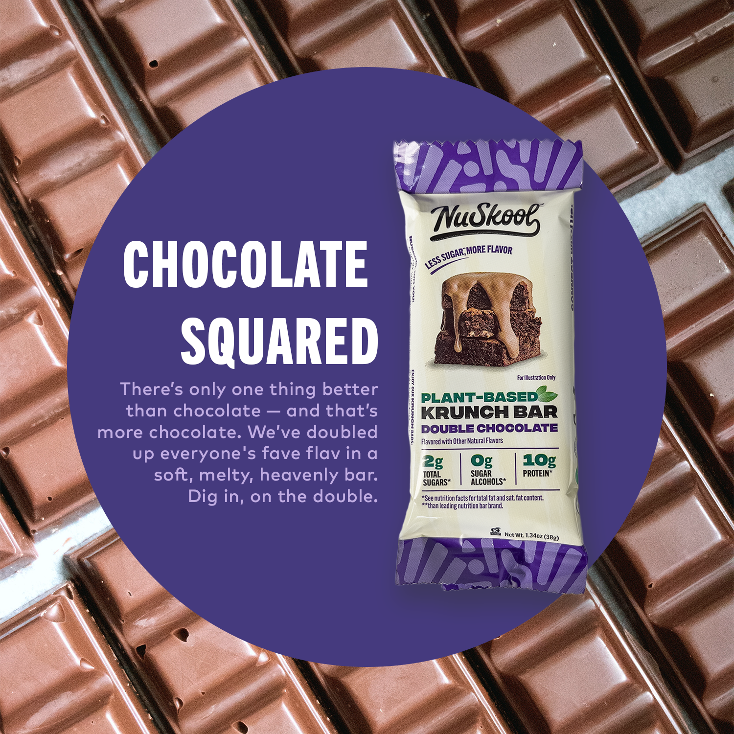 Double Chocolate - Krunch Bar (12ct)