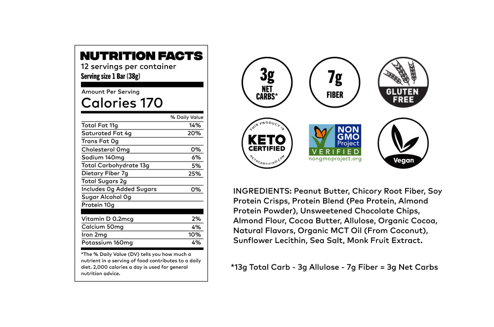 Chocolate Peanut Butter - Krunch Bar (12ct)